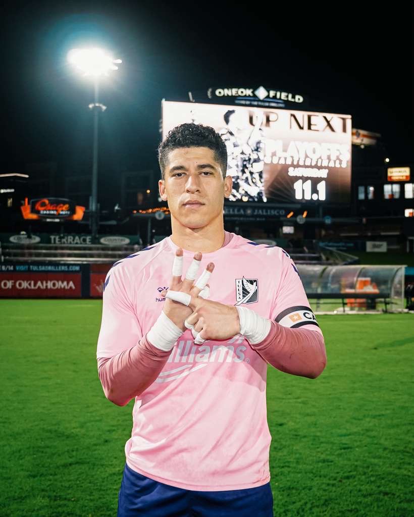 Crown-trained goalkeeper at ONEOK Field playoff game